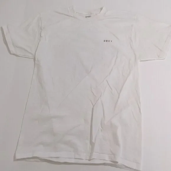 Obey & Dissent Tiger T-shirt White Size Medium - Picture 3 of 4
